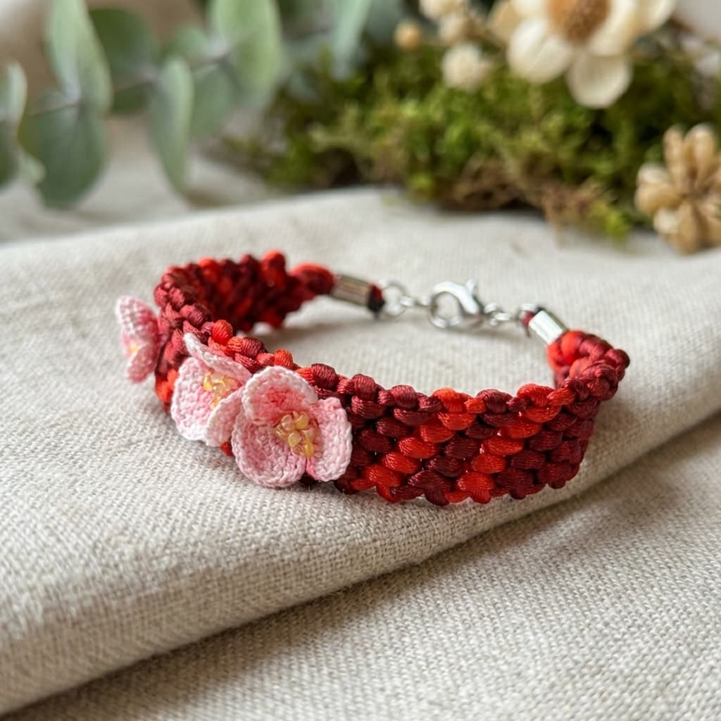 provázkový náramek dámský